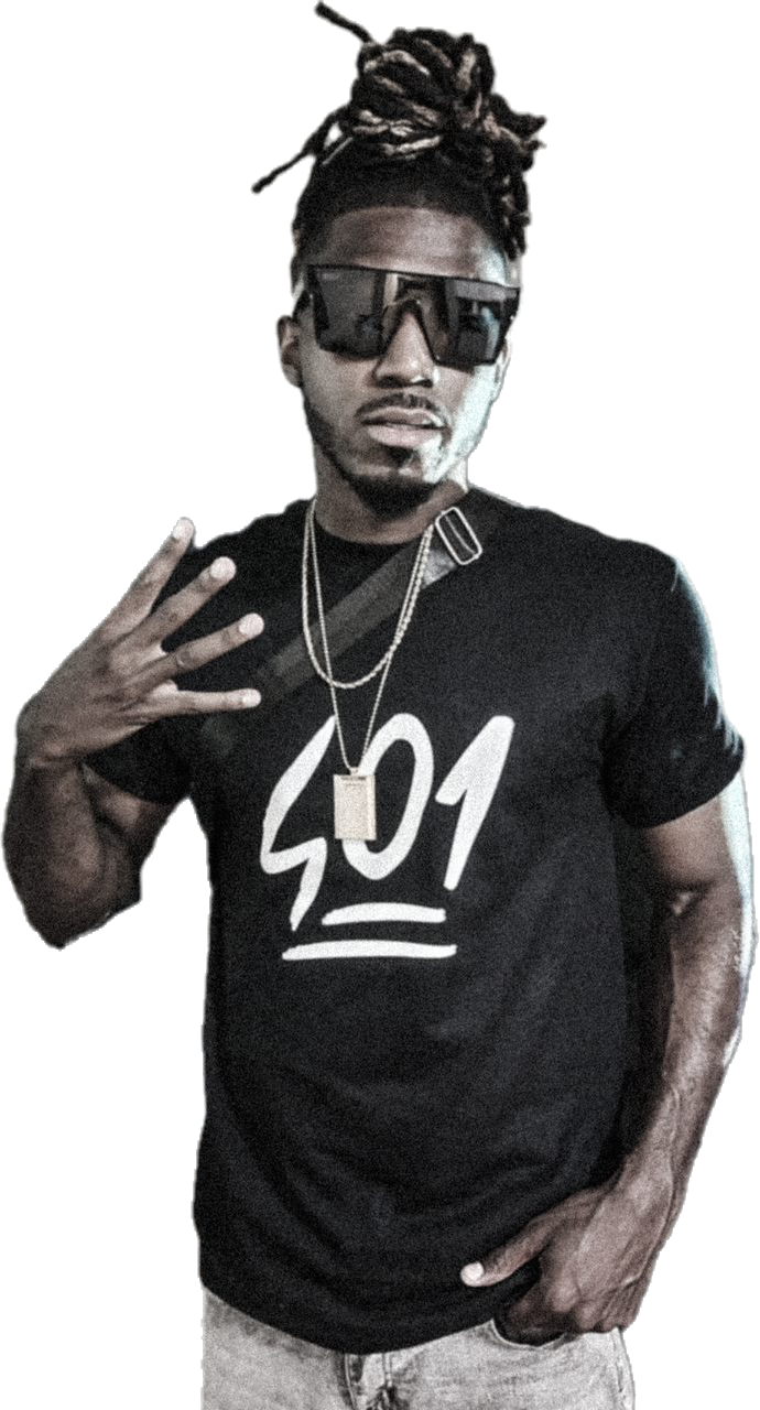 4hunnit1 (T-Shirt) *White Logo*