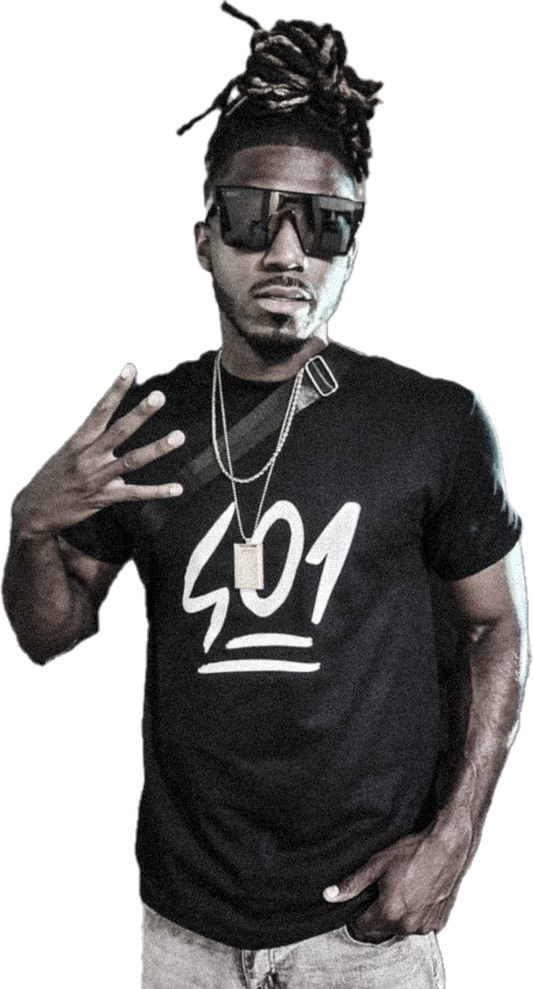 4hunnit1 (T-Shirt) *White Logo*